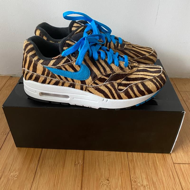 Nike Air Max 1 Atmos Animal 3.0 Tiger 7.5 Used Noihsaf Bazaar
