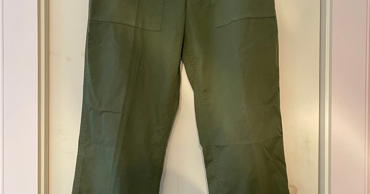Vintage High Rise British Army Trouser (N/A) | Used,… | Noihsaf Bazaar
