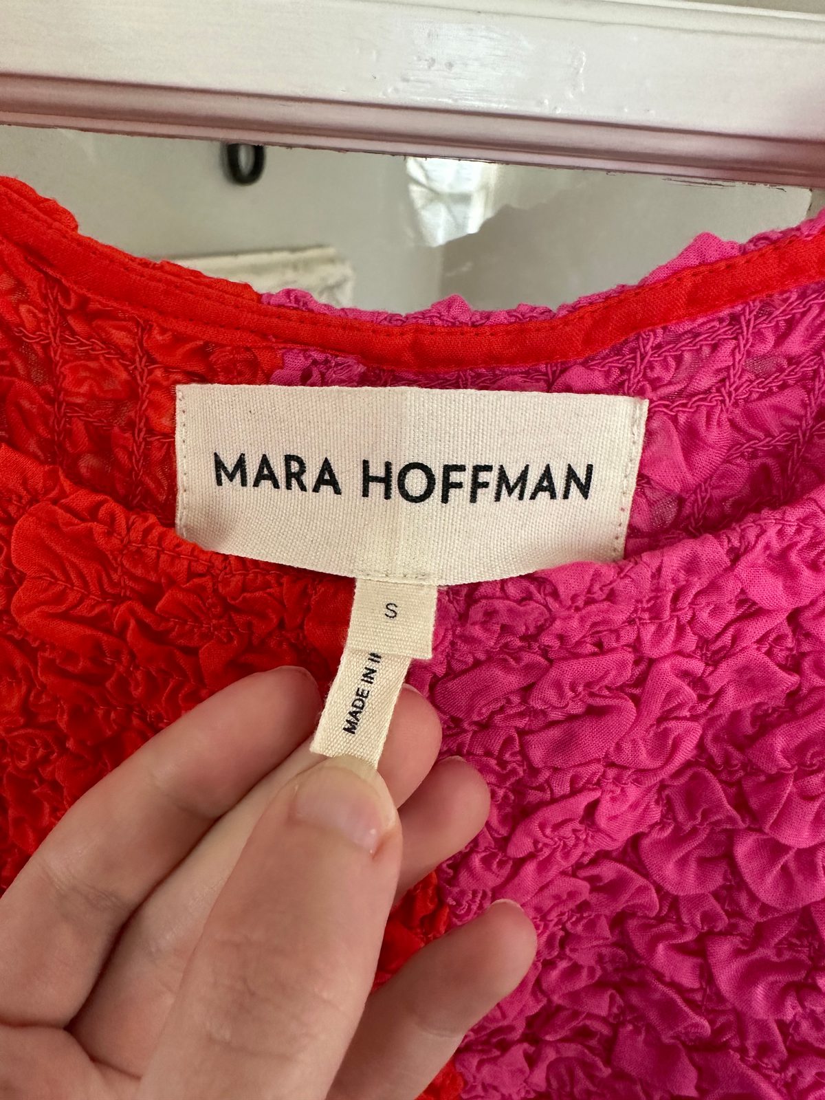 mara hoffman sloan dress red pink Mara Hoffman | Dresses | Nwt Mara Hoffman Iconic Sloan Dress