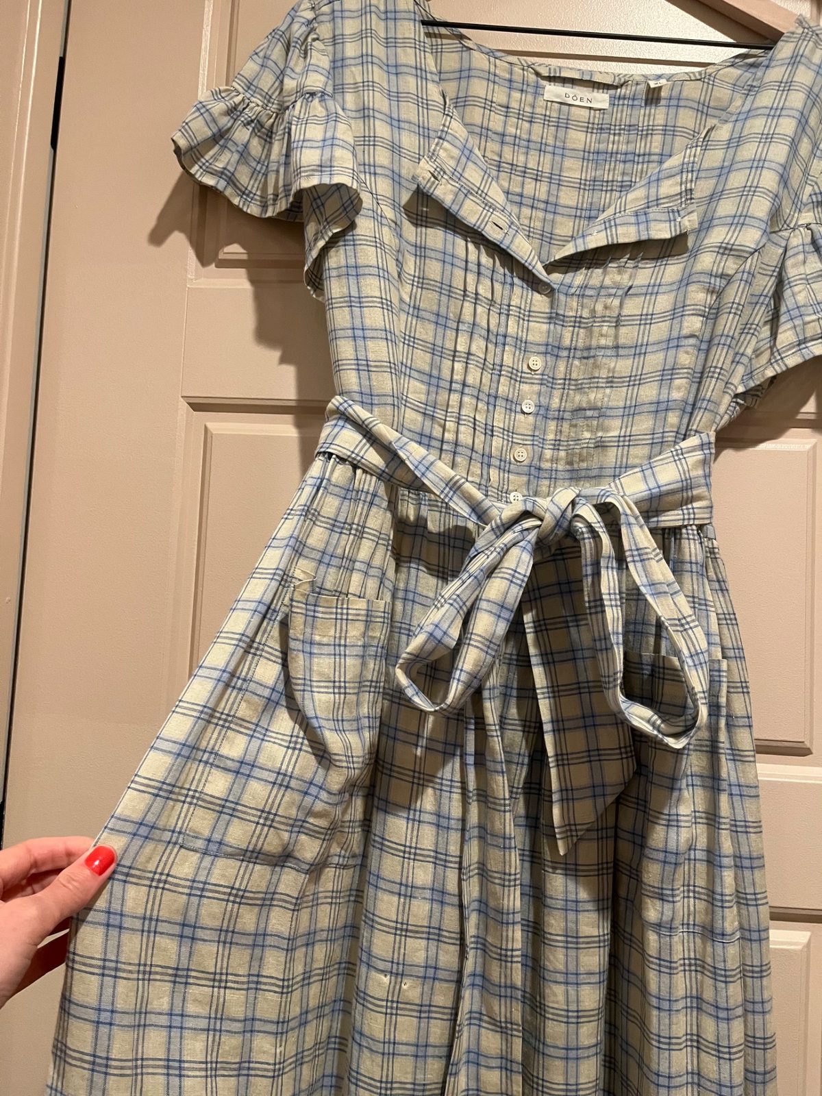 doen marfa midi dress HMD -- MARFA DRESS -- GREEN GARDEN BLOOM