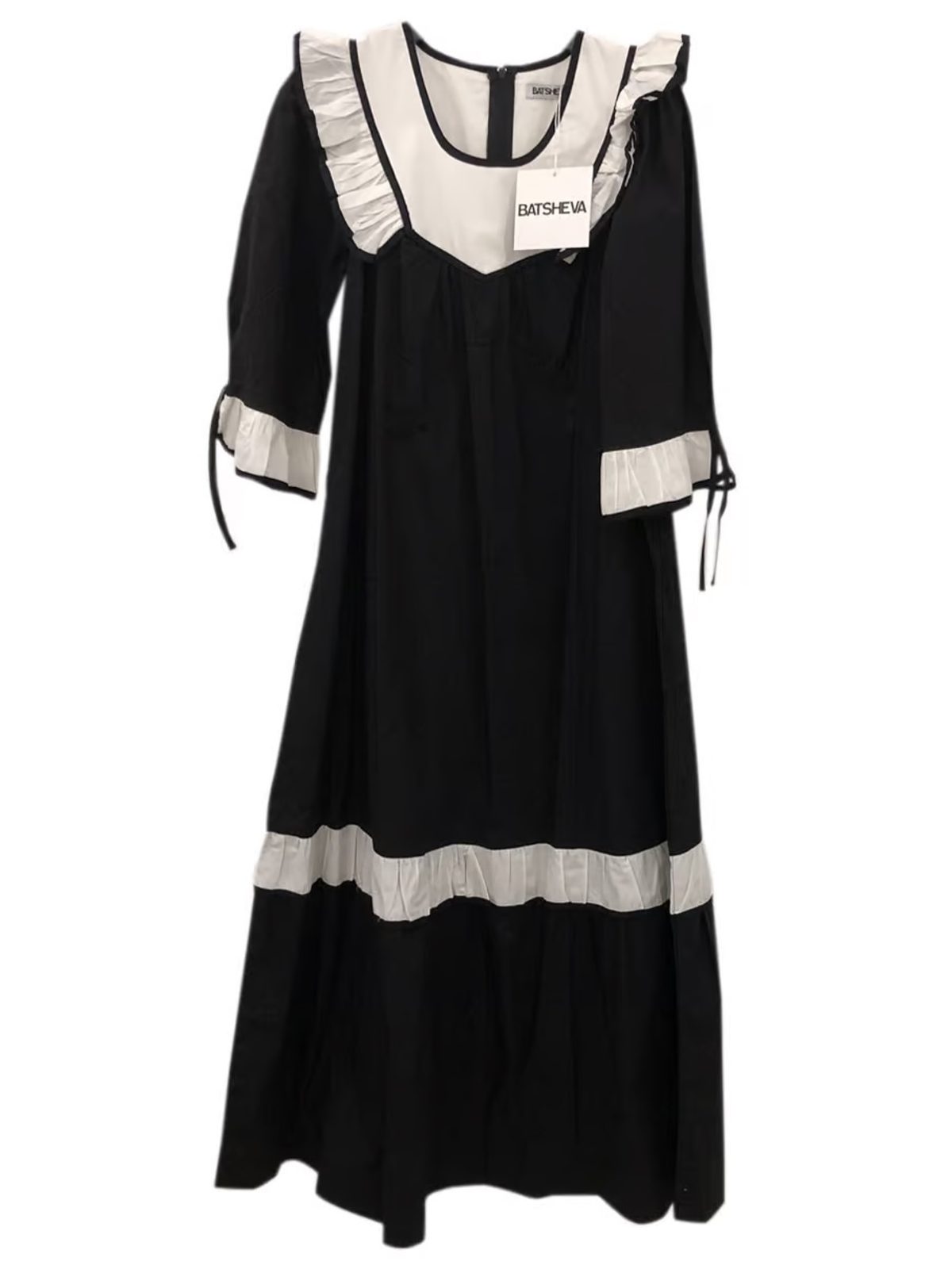 Batsheva Flutter Housedress in Black and White (S) | | Noihsaf Bazaar Batsheva Flutter Housedress in Black and White (S) | | Noihsaf Bazaar