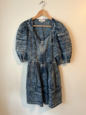 Sea New York Denim Zip Front Mini Dress (8) | Used, Secondhand, Resell Sea New York Denim Zip Front Mini Dress (8) | Used, Secondhand, Resell