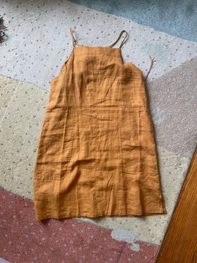 everlane linen apron dress Everlane + The Linen Apron Dress
