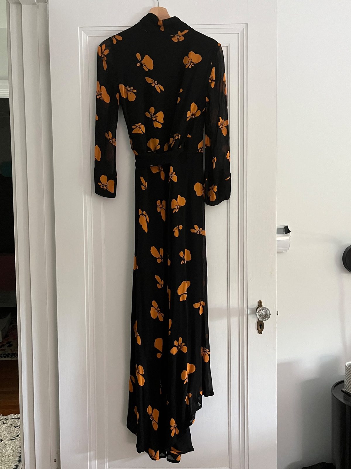 Ganni fairfax georgette kjole clearance