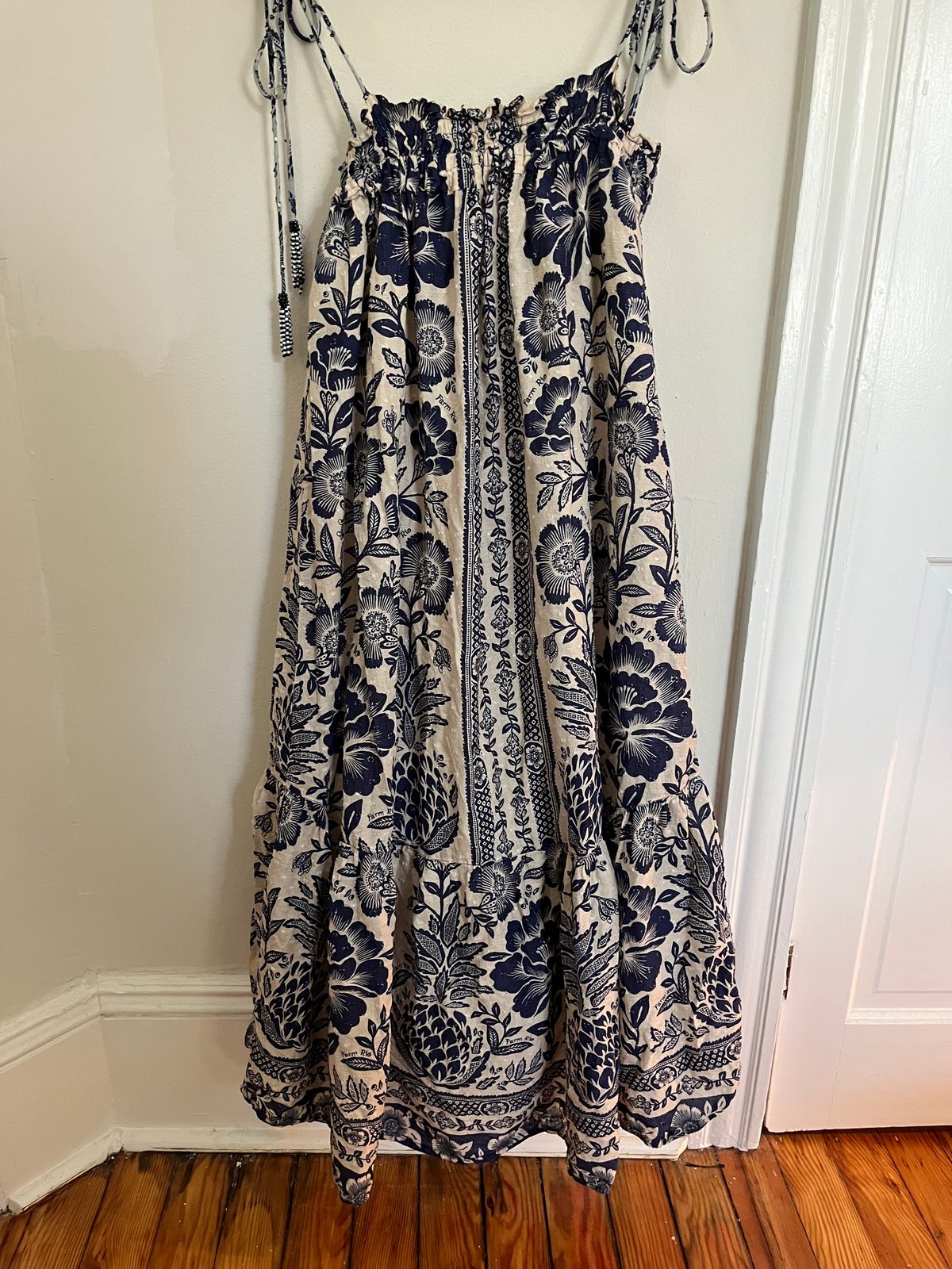 Farm Rio Blue Pineapple Garden Cotton Maxi Dress (S) | Noihsaf Bazaar Farm Rio Blue Pineapple Garden Cotton Maxi Dress (S) | Noihsaf Bazaar