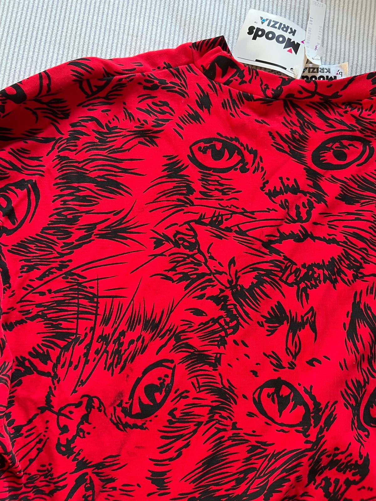 Moods by Krizia 80's Vintage Cotton Cat Top (M) |… | Noihsaf Moods by Krizia 80's Vintage Cotton Cat Top (M) |… | Noihsaf