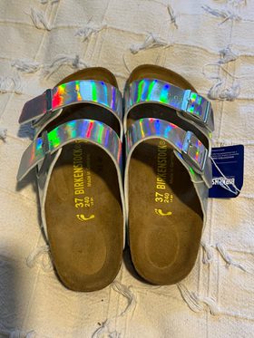 Birkenstock holographic sandals shop