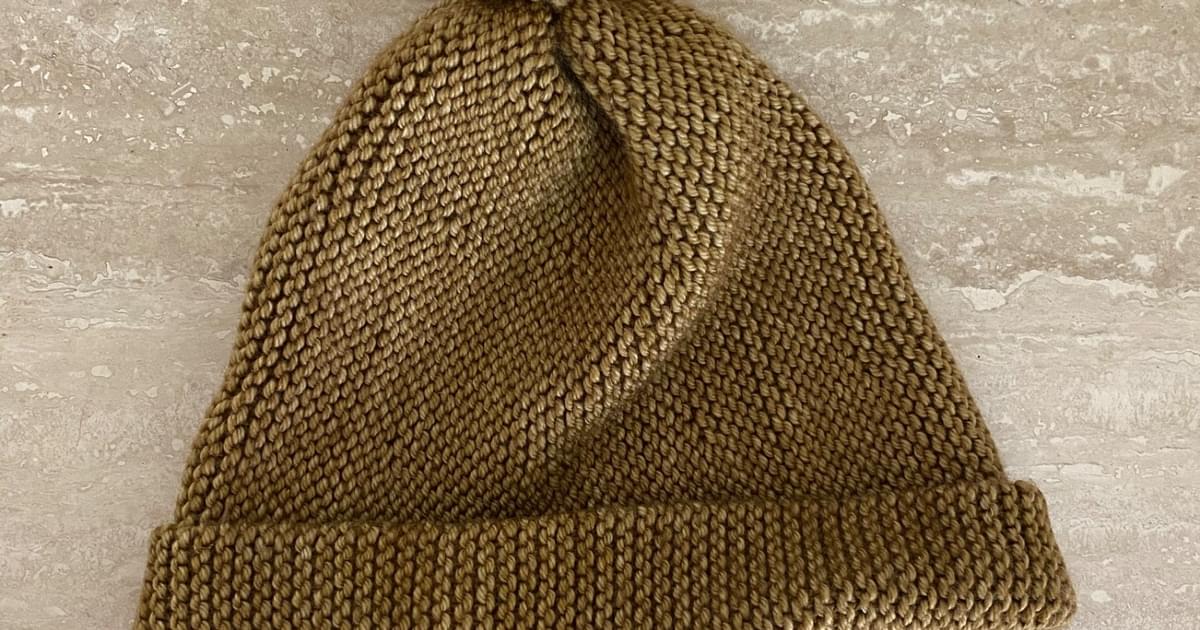 misha&puff■Garter Hat■nutmeg Misha & Puff Garter hat in nutmeg (2-4 years) |… | Noihsaf