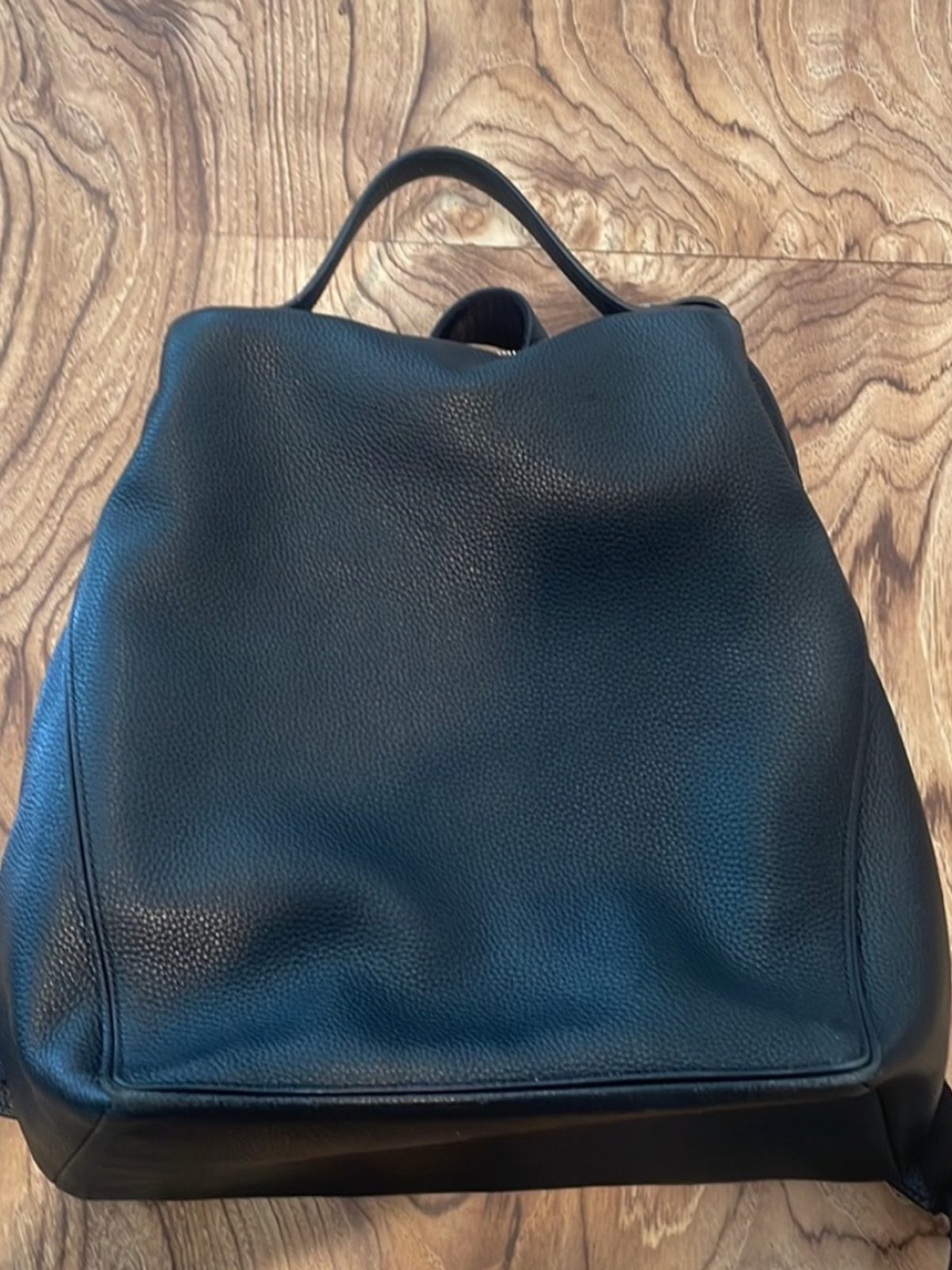 bartlett pebbled leather backpack The Hazelnut for Work & Travel Crafted with textured pebbled leather this backpack features a buckled Pebbled Leather Backpack