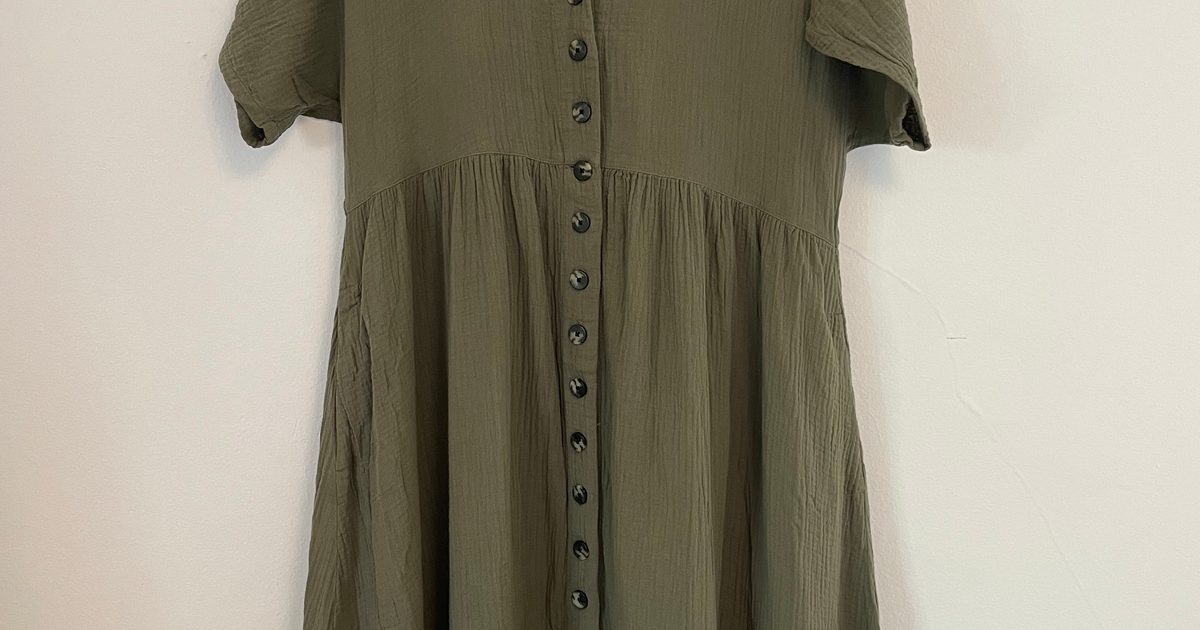 lightspun button front midi dress Lightspun Button-Front Tank Midi Dress