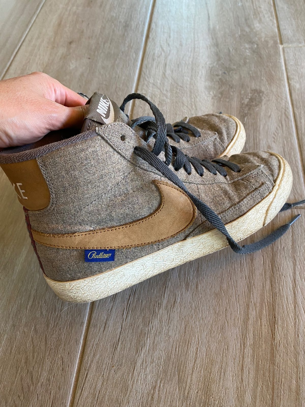 Nike Blazer Mid Pendleton iD 7.5 Used Noihsaf Bazaar