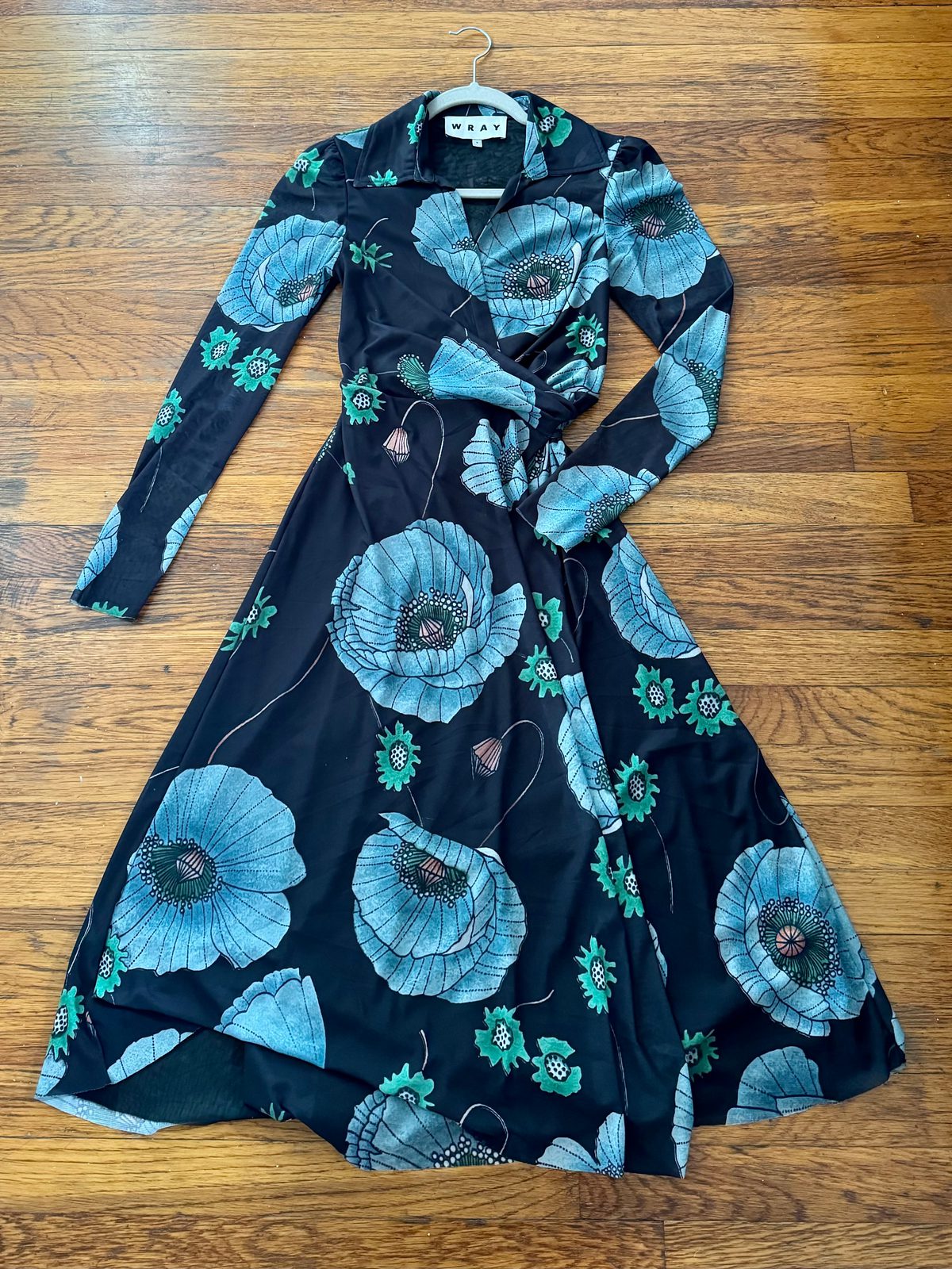 ★TILL I DIE★ Wrap dress TISU01OP06_Navy WRAY Enid Wrap Dress - Night Poppy (S) | Used,… | Noihsaf Bazaar