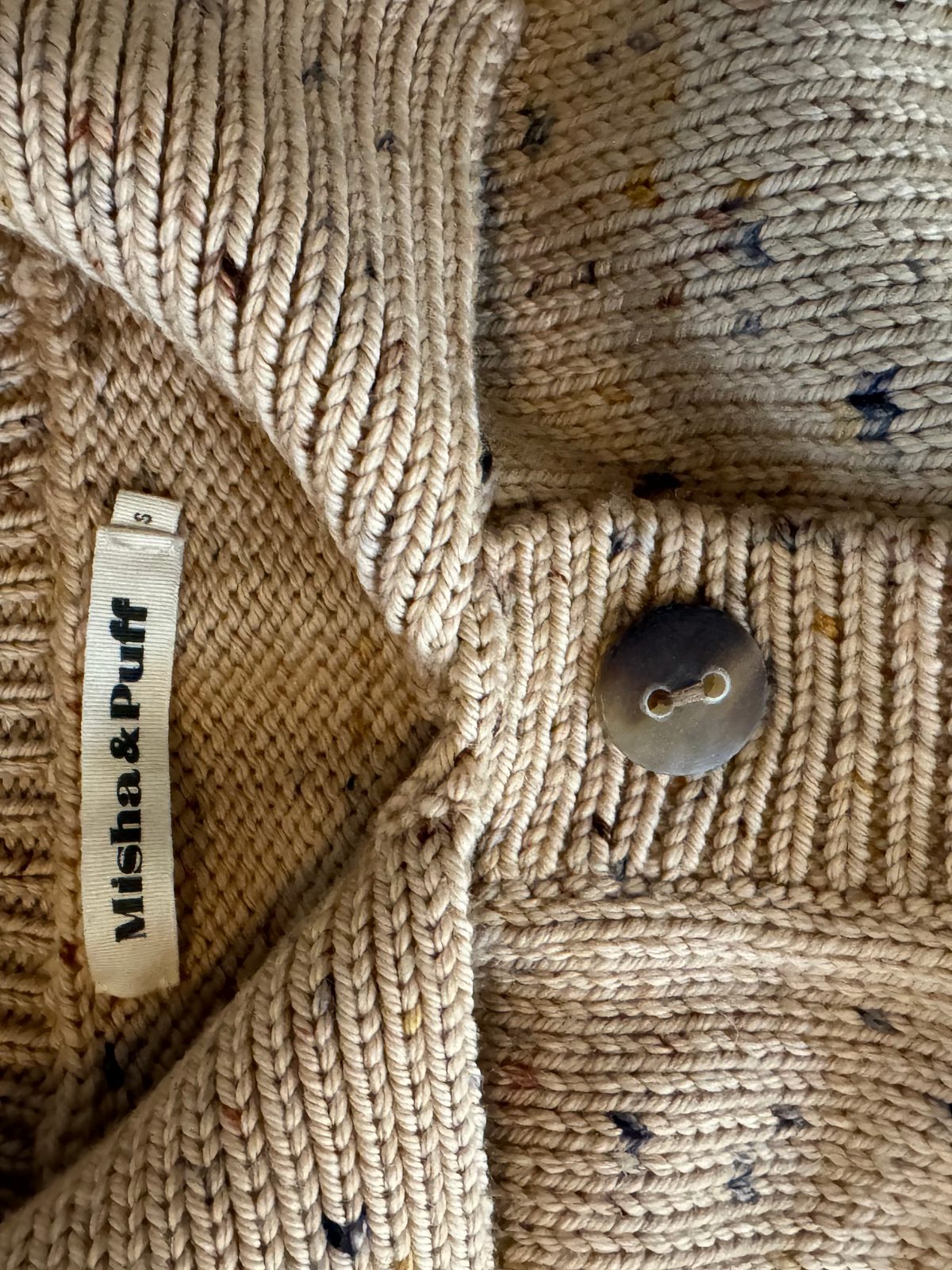 Misha & Puff Camel Confetti Motley Cardigan (S) |… | Noihsaf Bazaar Misha & Puff Camel Confetti Motley Cardigan (S) |… | Noihsaf Bazaar