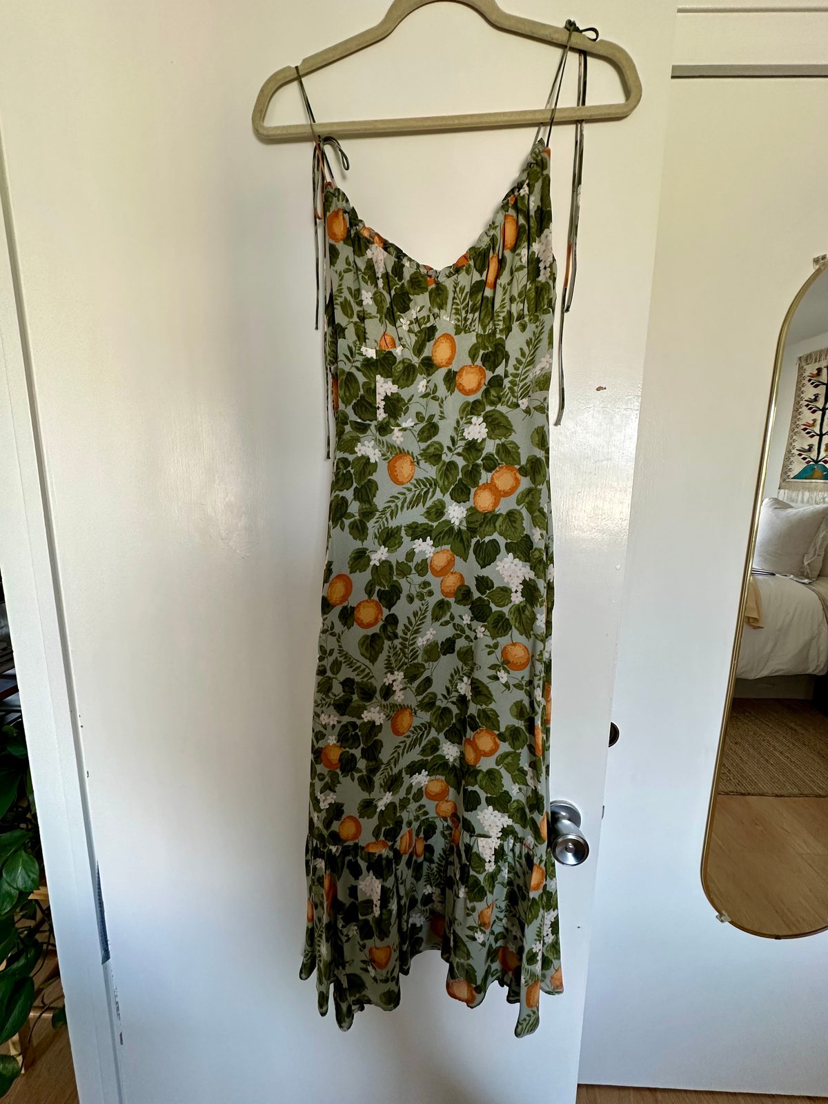 reformation embry dress in orange grove Embry Dress Es