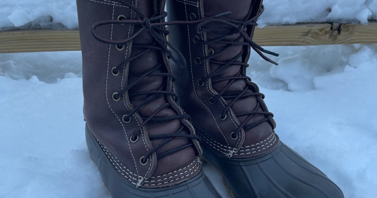 Shearling-lined bean boots (8/9) | Used, Secondhand,⦠| Noihsaf Bazaar