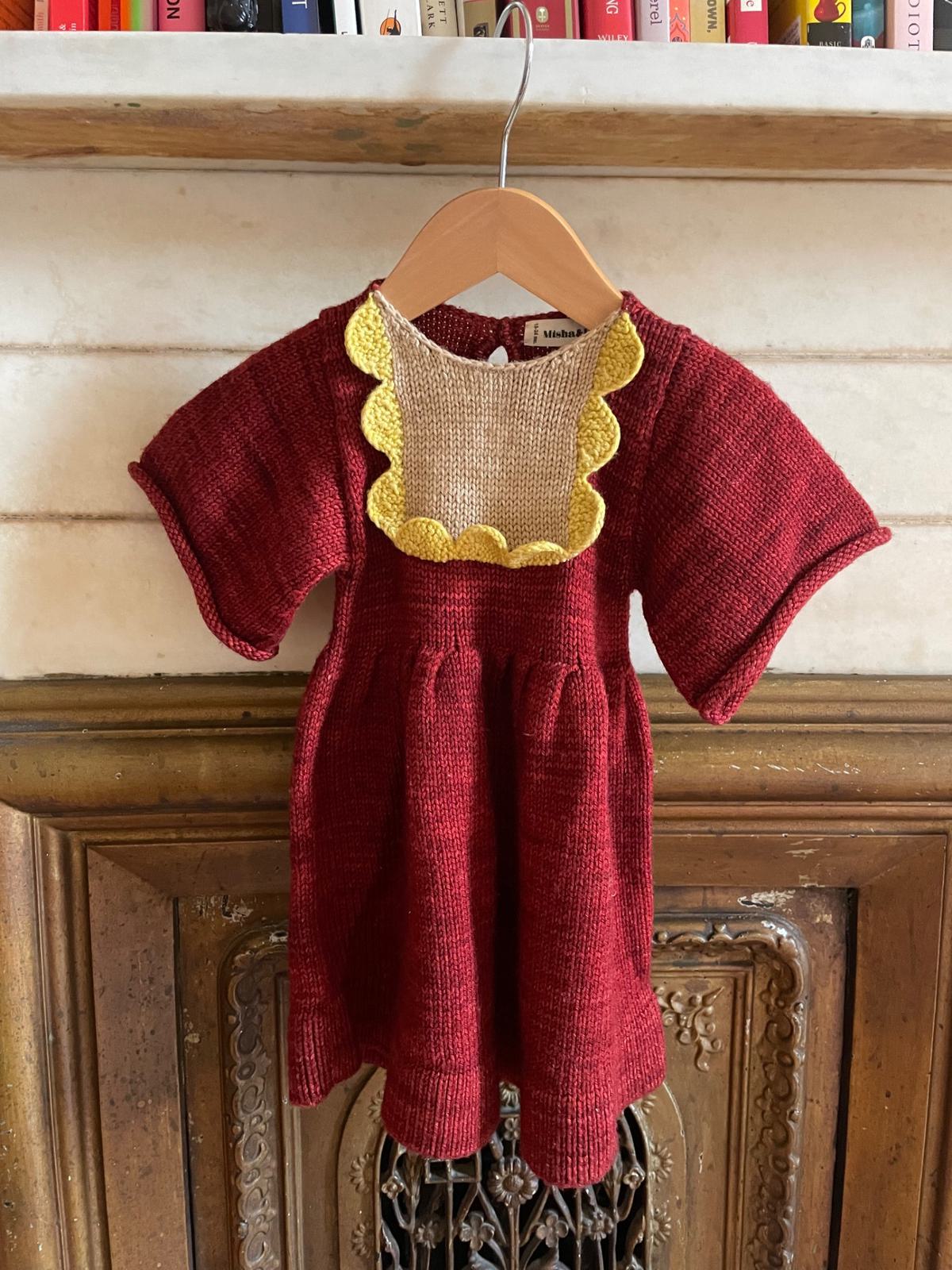 新品未使用Misha&Puff Scallop Riding Hood Misha & Puff Scallop Bib Dress (18-24mo) | Used,… | Noihsaf