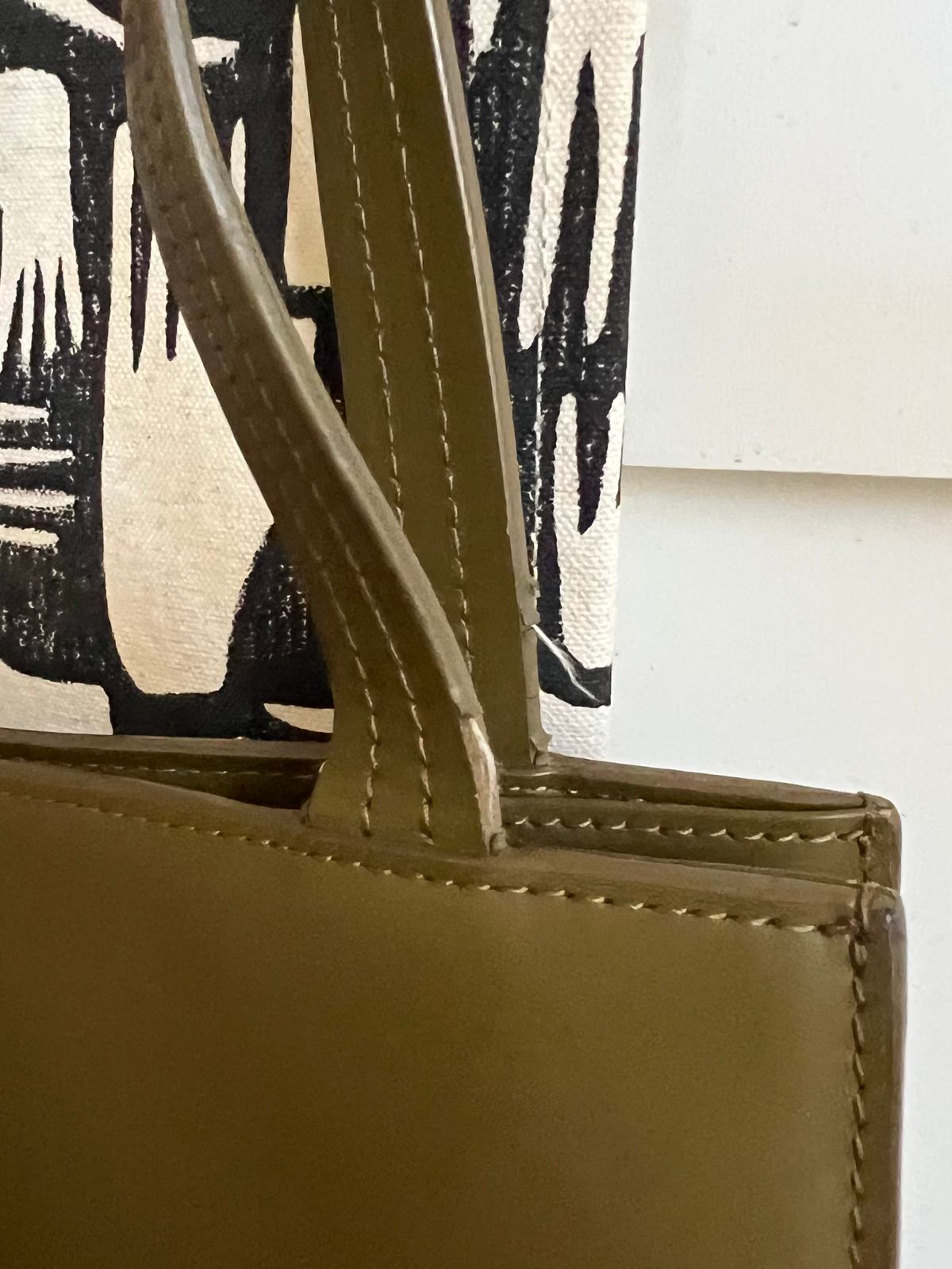 BAGGU Medium Leather Retail Tote Used, Secondhand,… Noihsaf Bazaar