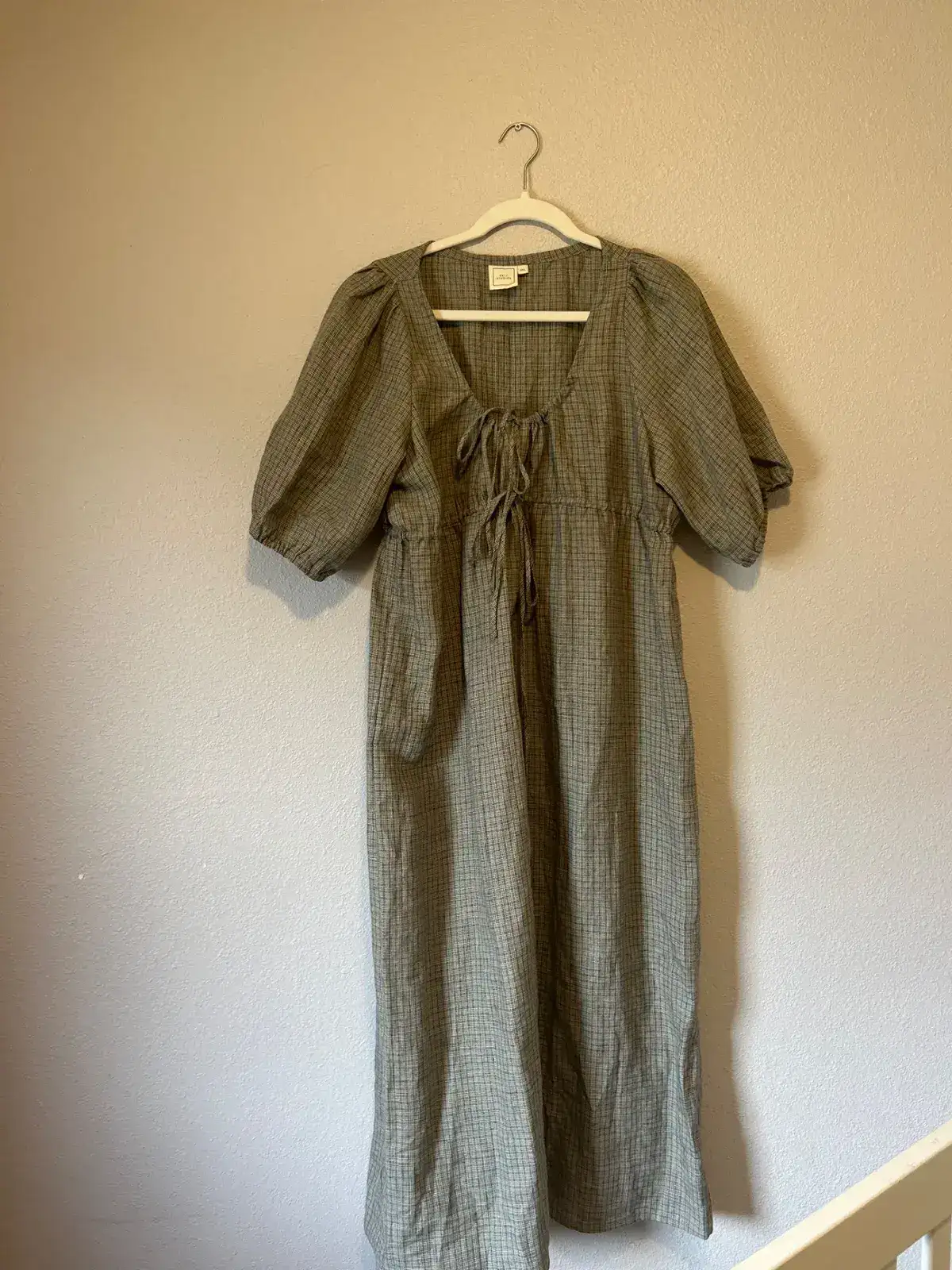 Deiji Studios The Linen Double Cord Dress (M/L) | | Noihsaf Bazaar Deiji Studios The Linen Double Cord Dress (M/L) | | Noihsaf Bazaar