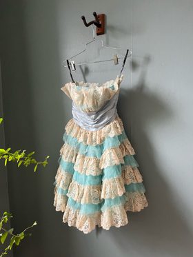 Betsey Johnson Blue Cupcake Dress (6) | Used, | Noihsaf Bazaar Betsey Johnson Blue Cupcake Dress (6) | Used, | Noihsaf Bazaar