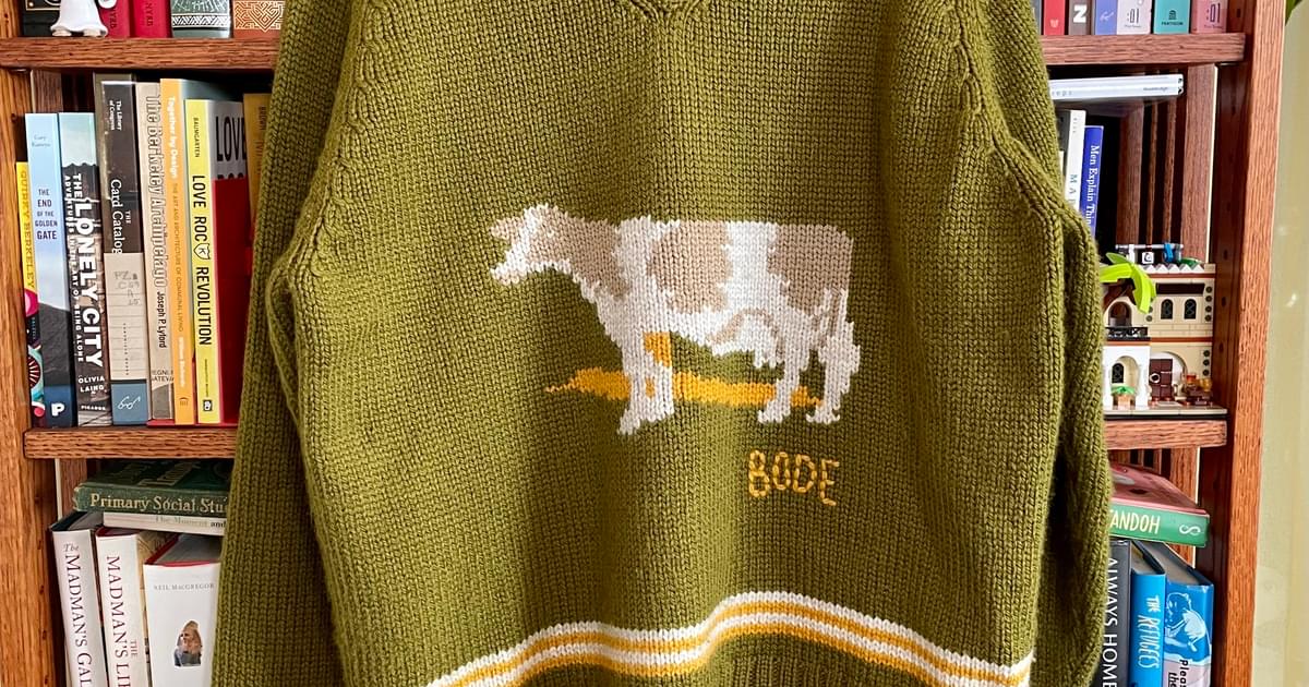 BODE Cattle Sweater (L) | Used, Secondhand, Resell | Noihsaf BODE Cattle Sweater (L) | Used, Secondhand, Resell | Noihsaf