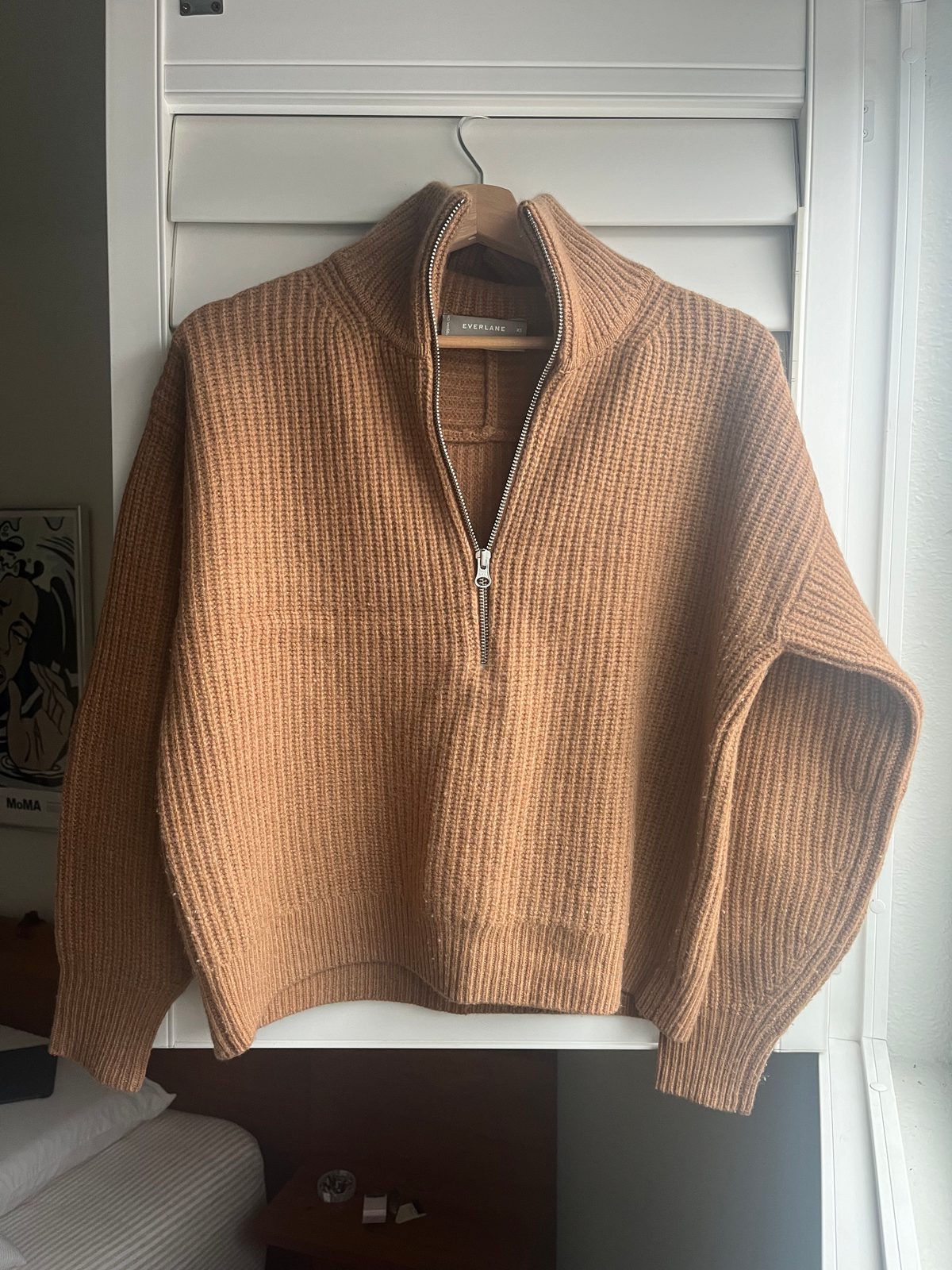 Felted Merino Half Zip - Main Image