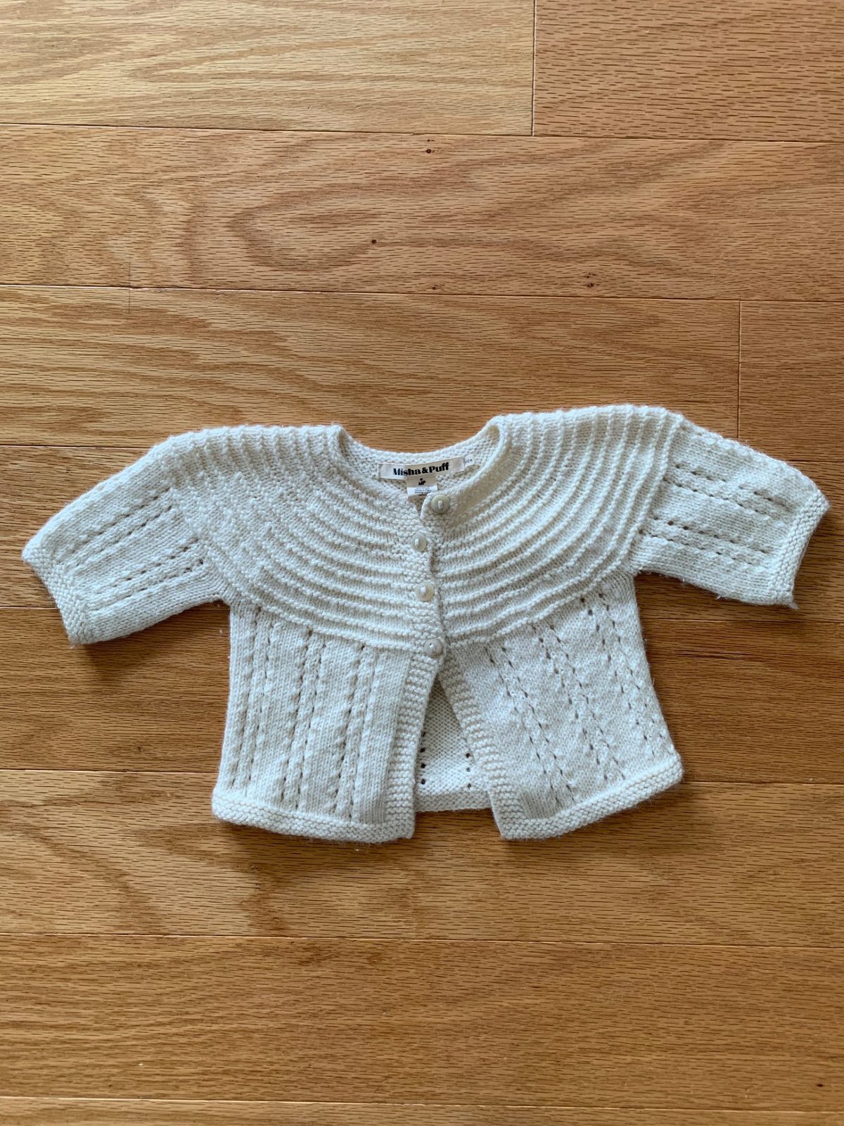 Misha & Puff Layette Pram Cardigan (6-12 month) |… | Noihsaf Bazaar Misha & Puff Layette Pram Cardigan (6-12 month) |… | Noihsaf Bazaar