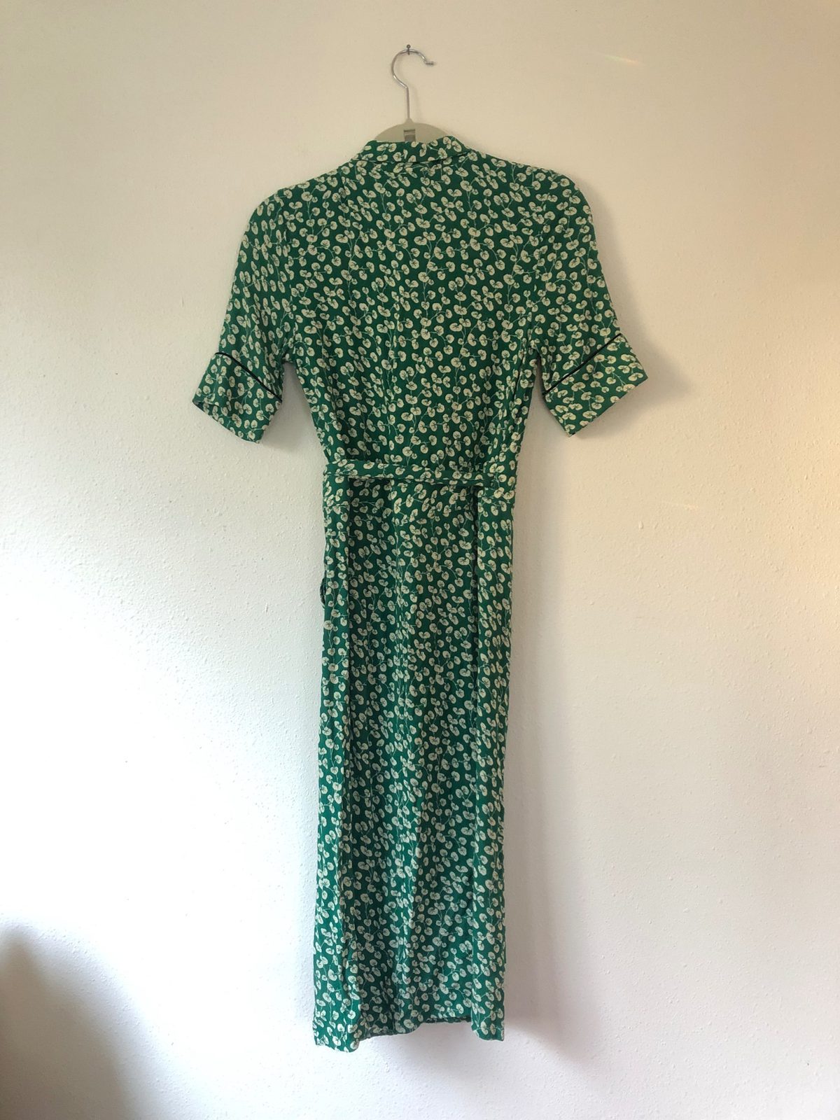 Ganni dalton wrap dress sales