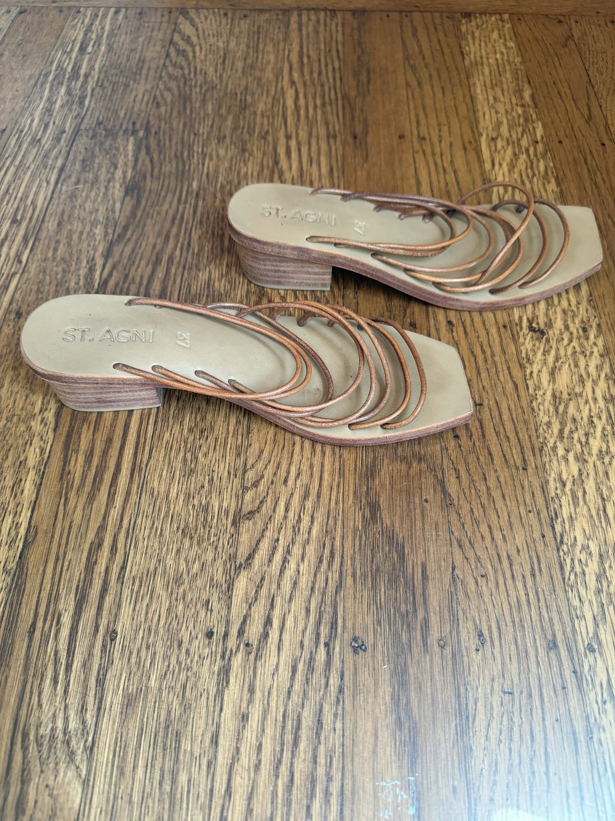 AGNI Ines Sandal in Tan (37) Used, Secondhand,… Noihsaf Bazaar