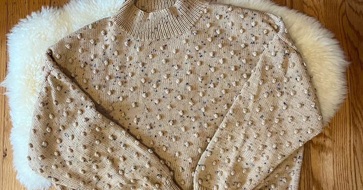 Misha & Puff Camel Confetti Popcorn Sweater (M) |… | Noihsaf Bazaar Misha & Puff Camel Confetti Popcorn Sweater (M) |… | Noihsaf Bazaar