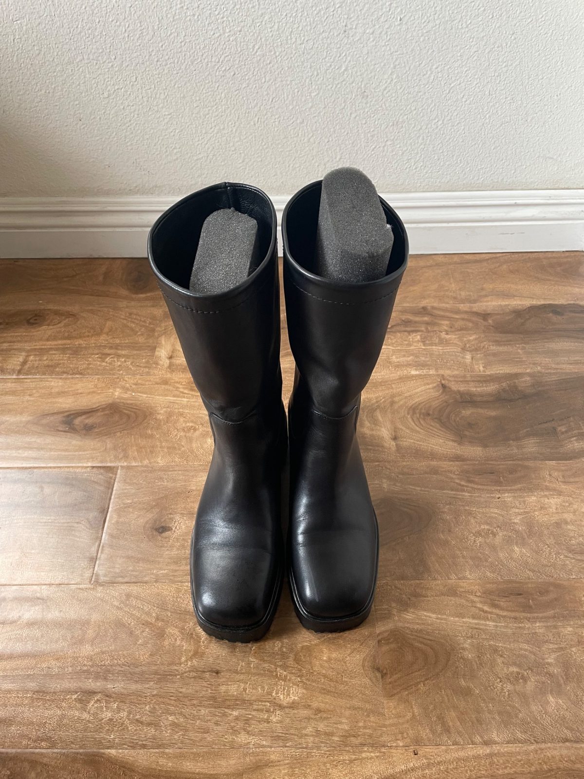 【関税込み】Maryam Nassir Zadeh ネイビー Belmont ブーツ Maryam Nassir Zadeh Black Belmont Boots (38) | Used