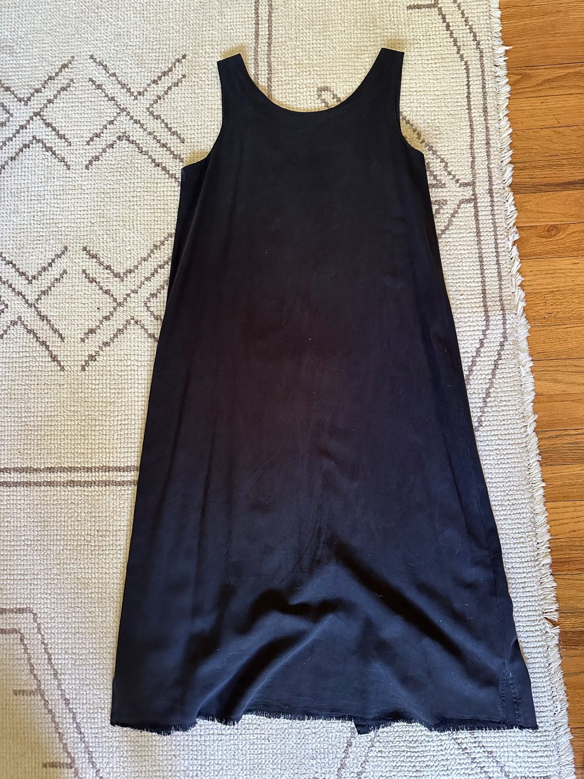 lacausa reversible silk dress LACAUSA Reversible Silk Dress in Natural