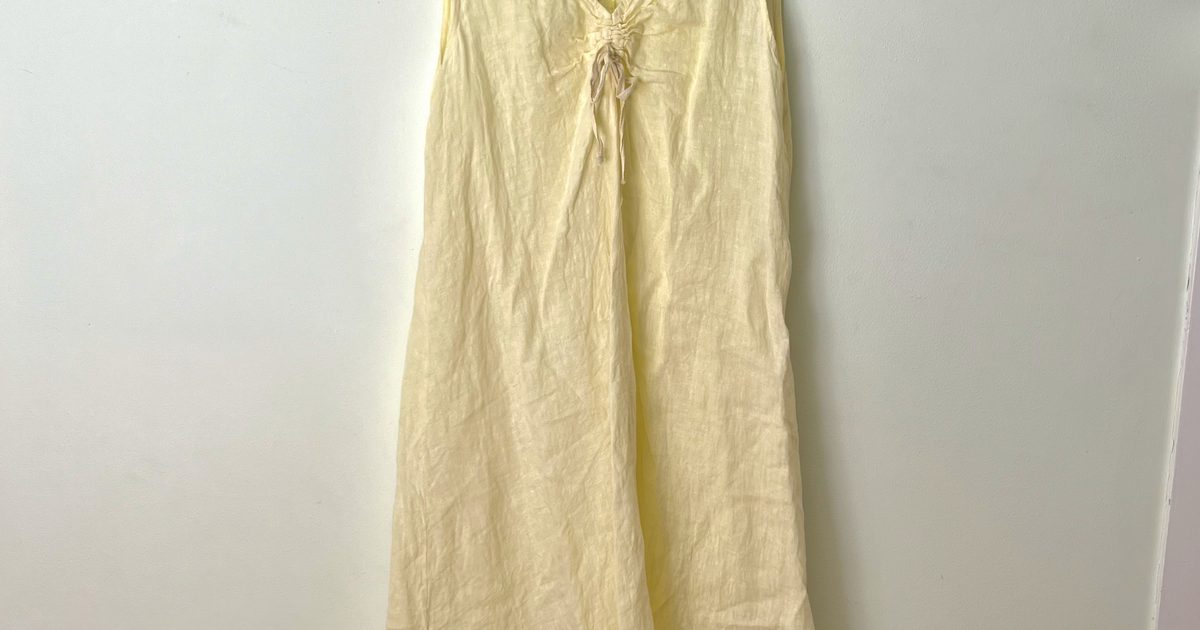 Francesca Bettini Italian Made 100% Linen Relaxed Dress (L) | Used, Secondhand, Resell Francesca Bettini Italian Made 100% Linen Relaxed Dress (L) | Used, Secondhand, Resell