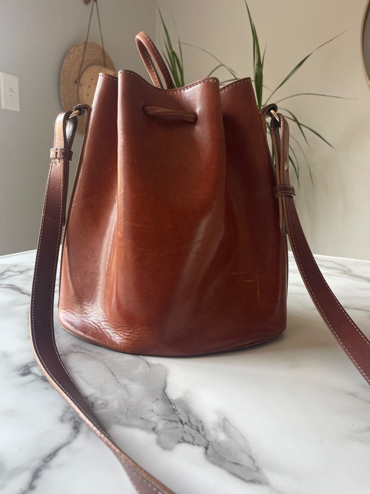 Cuir Bovin Sac Bourse Farrow Sezane Bourse Porte Monnaie Bourse