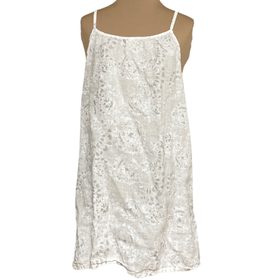 lungo l'arno linen dress Size 1X? Tie waist detailSleevelessV Pure Linen M And S