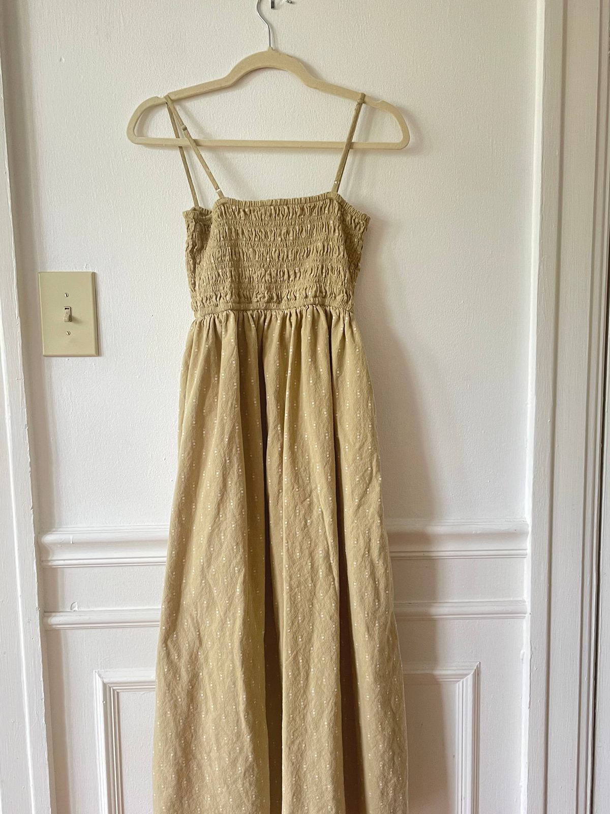 madewell theo midi dress The Theo Sleeveless Midi Dress