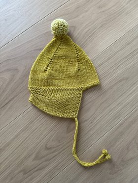 試着のみ Misha&puff pointy peak hat 0-6m Misha & Puff Winter wheat pointy peak 0-6m flexible