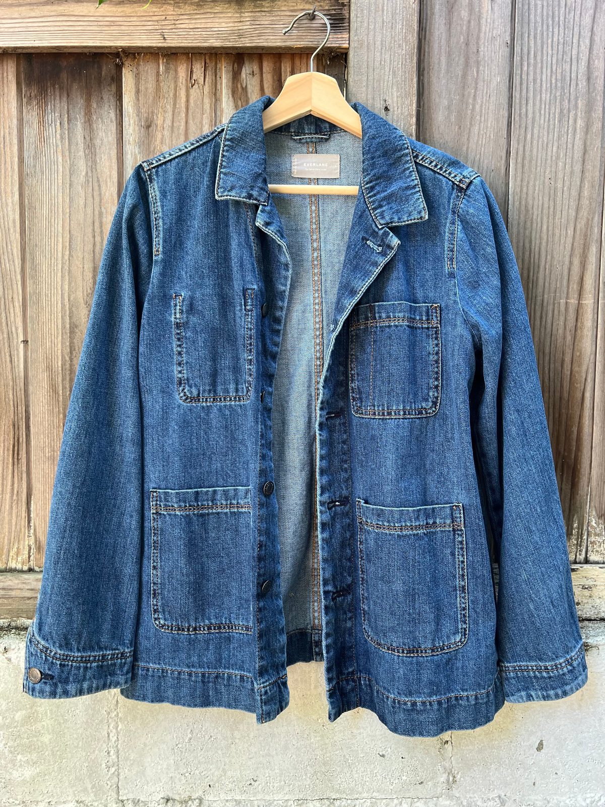 Everlane Denim Chore Jacket (M) Used, Secondhand,… Noihsaf Bazaar
