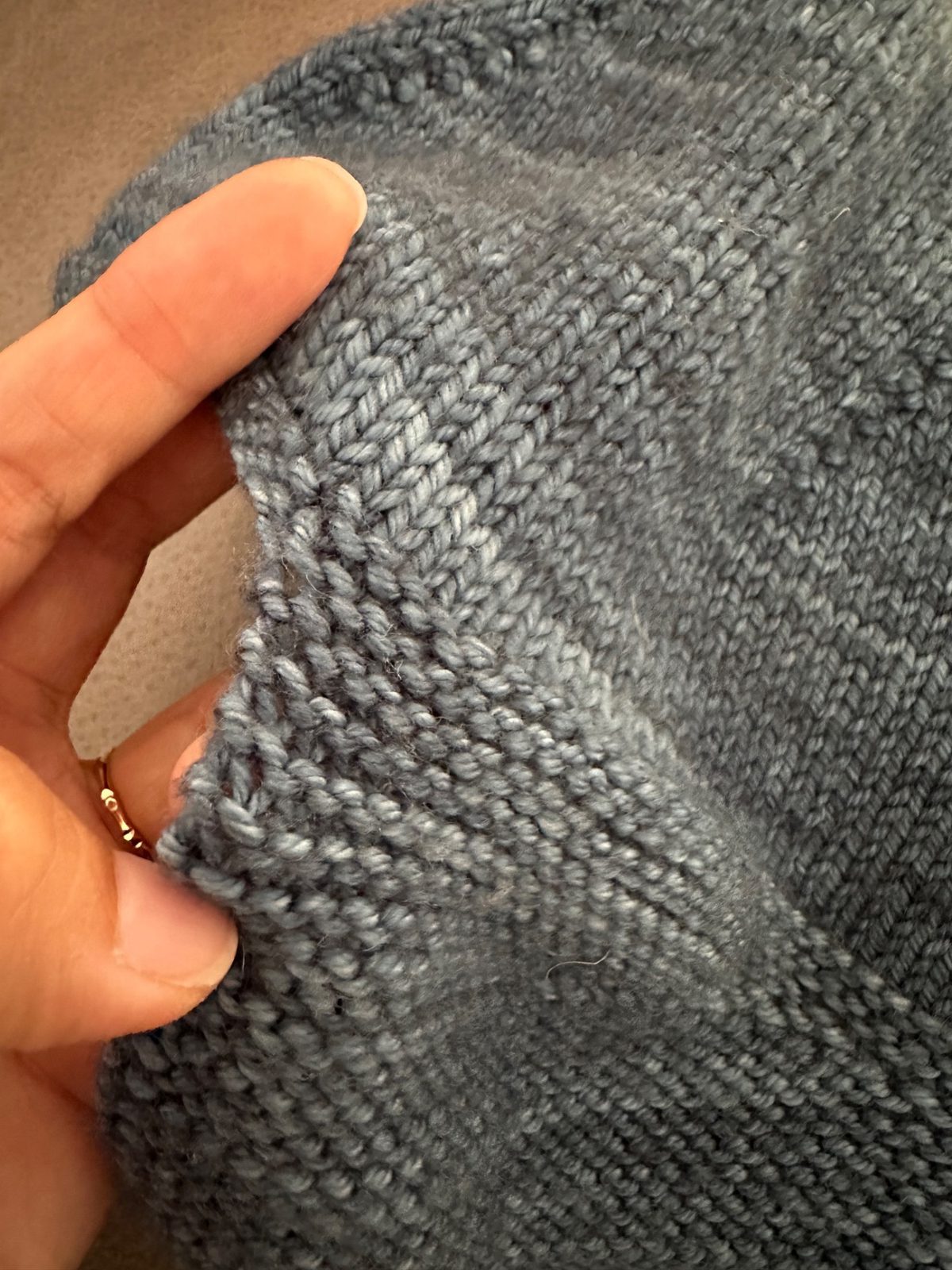 Misha & Puff Blue Smoke Wool Pointy Peak 2/4 (4) |… | Noihsaf Bazaar Misha & Puff Blue Smoke Wool Pointy Peak 2/4 (4) |… | Noihsaf Bazaar