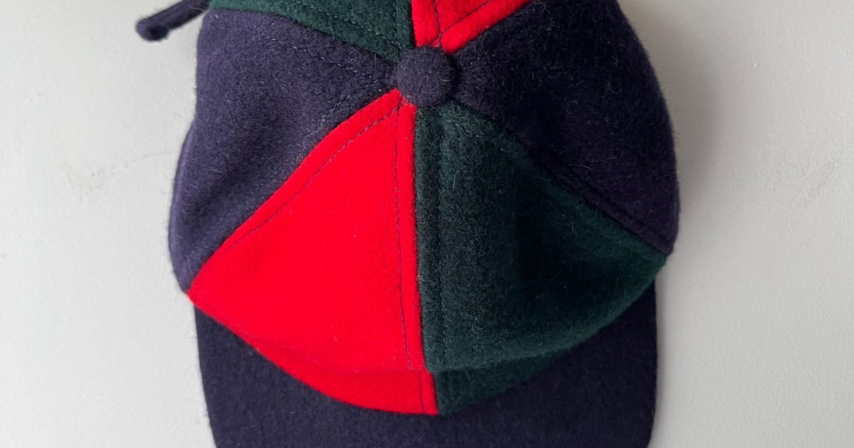 Random Vintage Colorblock wool hat | Used,… | Noihsaf Bazaar
