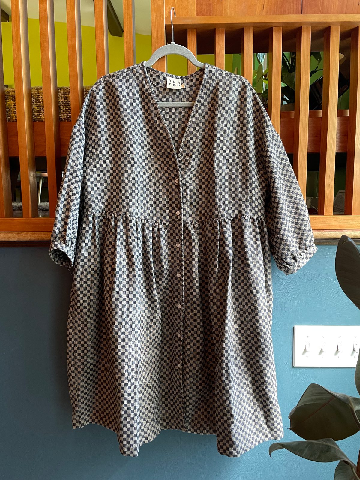 Beaton linen House Dress (S) Used, Secondhand,… Noihsaf Bazaar