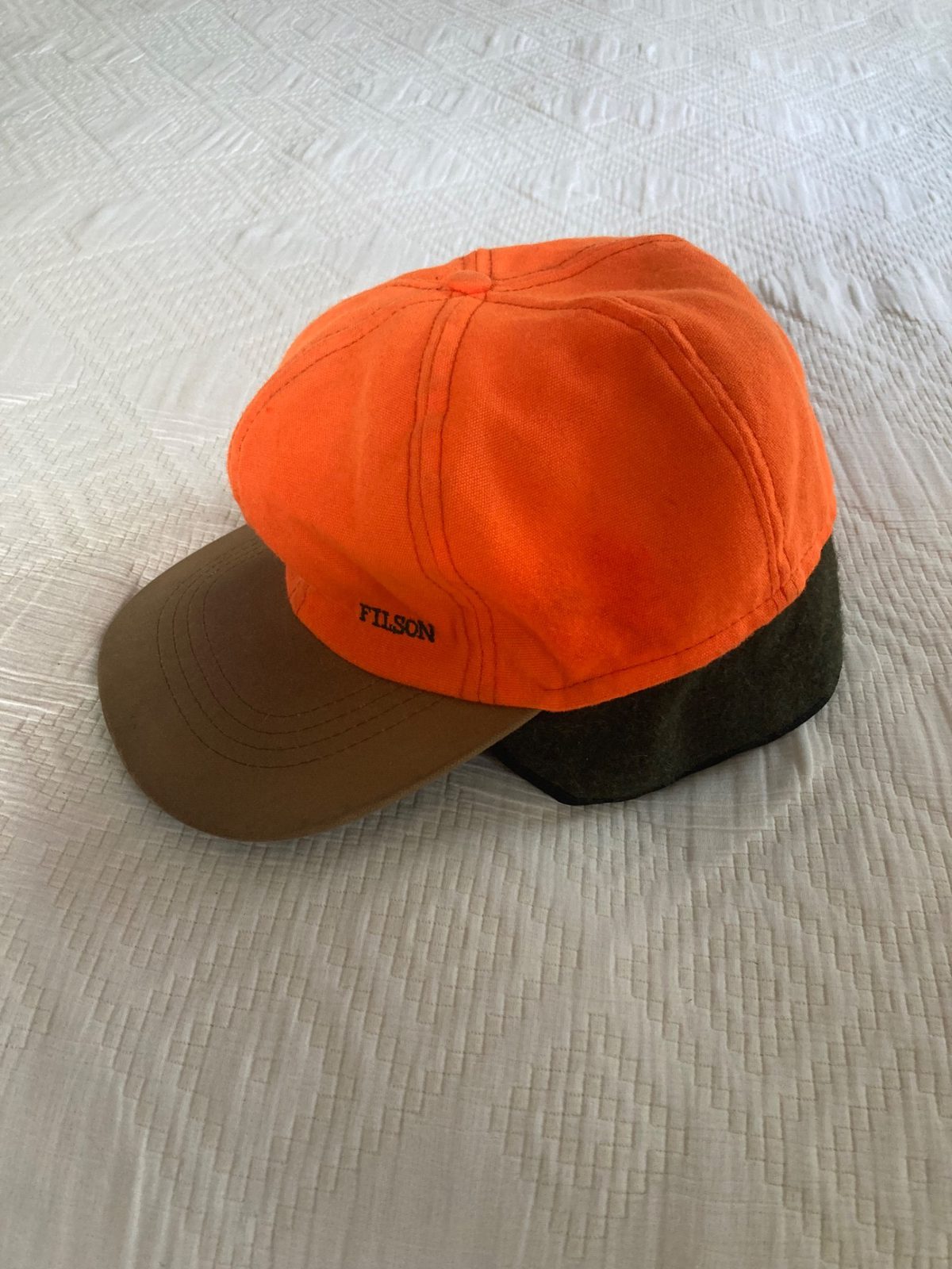 Filson Insulated Blaze Tin Cloth Cap Used Noihsaf Bazaar