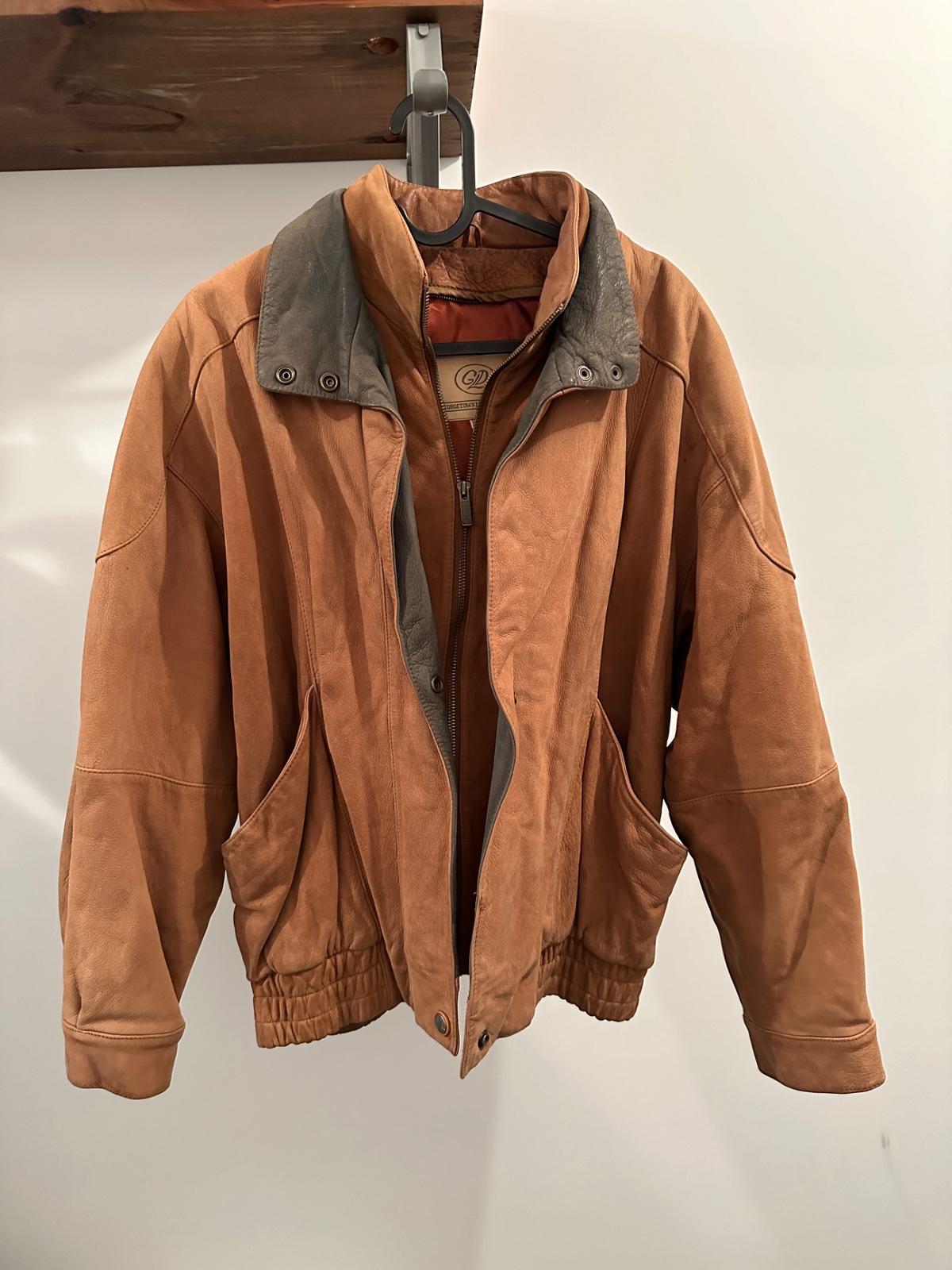 Brown leather jacket (M) | Used, Secondhand, Resell Brown leather jacket (M) | Used, Secondhand, Resell