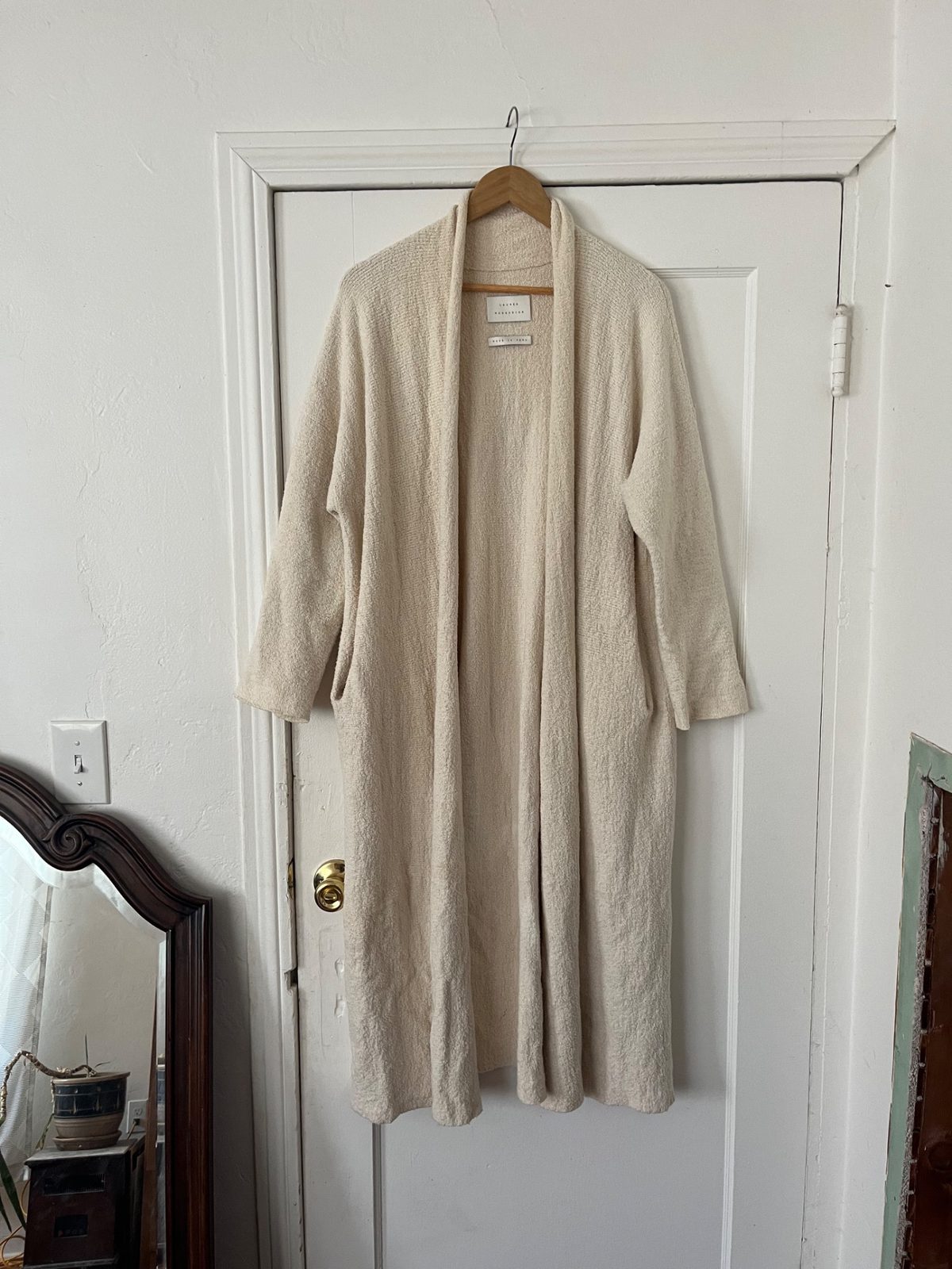 LAUREN MANOOGIAN Uzbek Cardigan in Pima Cotton (One LAUREN MANOOGIAN Uzbek Cardigan in Pima Cotton (One