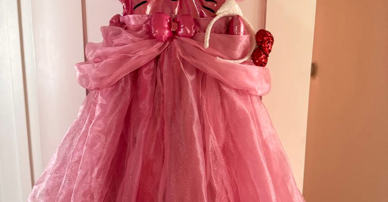 hello kitty princess dress Hello Kitty Princess Toddler Pink Girl Fancy Dress Up Halloween Child Costume