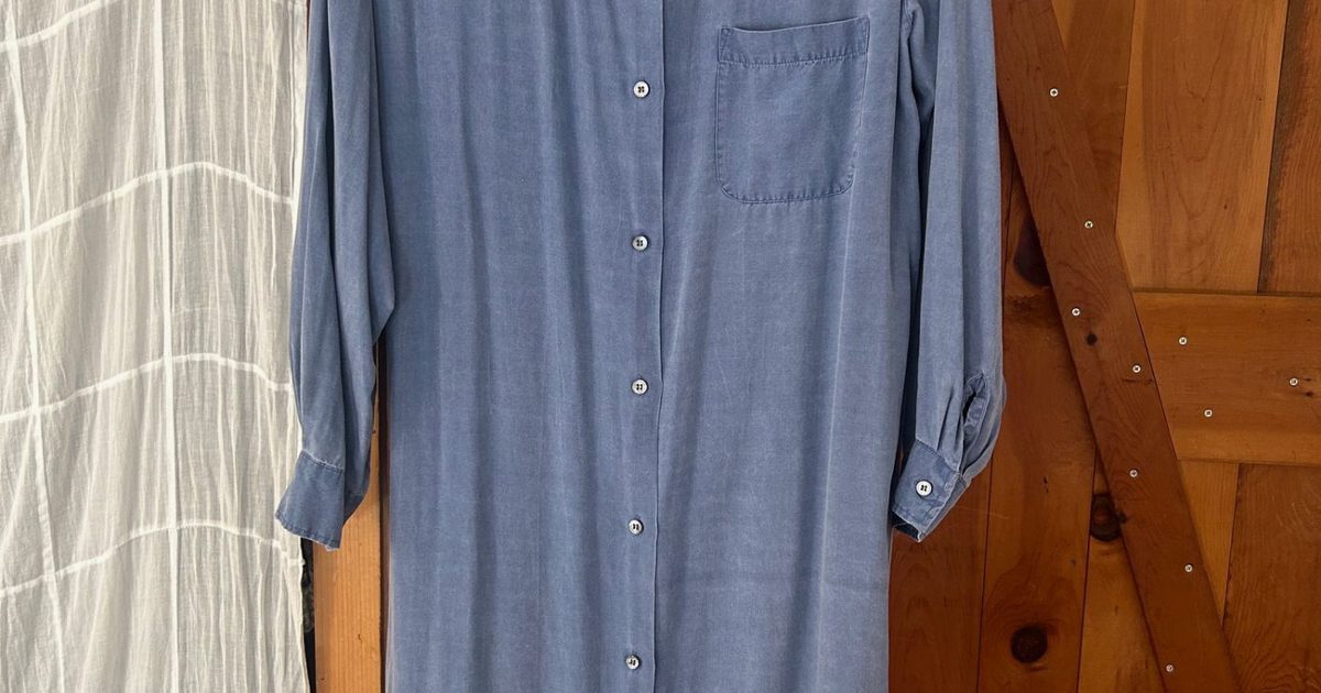 CW Clifford & Wills Full Length Chambray Smock (M) … Noihsaf Bazaar