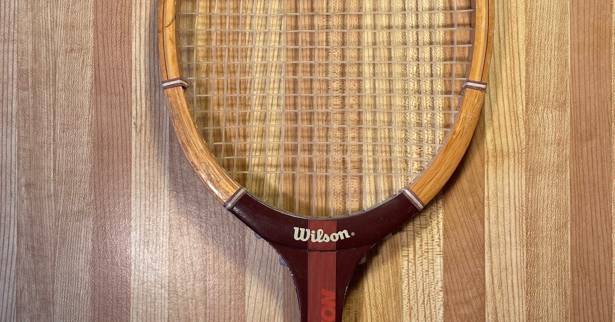 Wilson Vintage Wood Tennis Racket | Used,… | Noihsaf Bazaar