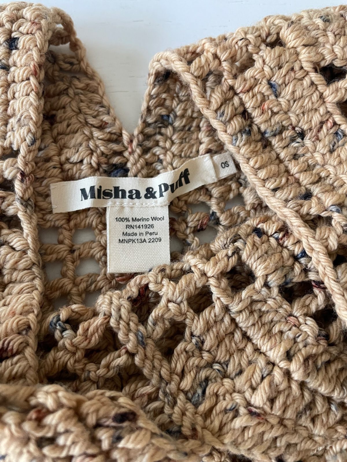 Misha & Puff Adult Fringe Crochet Liza Poncho (One… | Noihsaf Bazaar Misha & Puff Adult Fringe Crochet Liza Poncho (One… | Noihsaf Bazaar