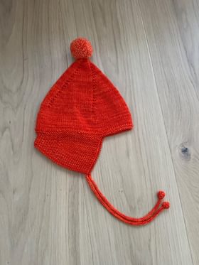 Misha & Puff Hot red wool pointy peak bonnet (6mo) |… | Noihsaf Bazaar Misha & Puff Hot red wool pointy peak bonnet (6mo) |… | Noihsaf Bazaar