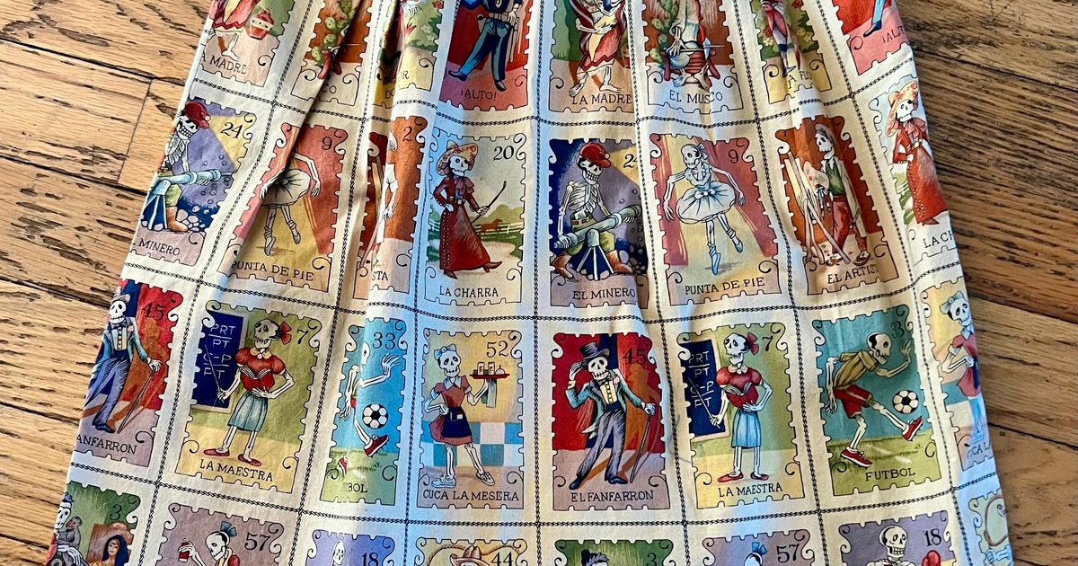 Card 2t Pattern Handmade tarot card dress (2T) | Used, Secondhand,… | Noihsaf Bazaar