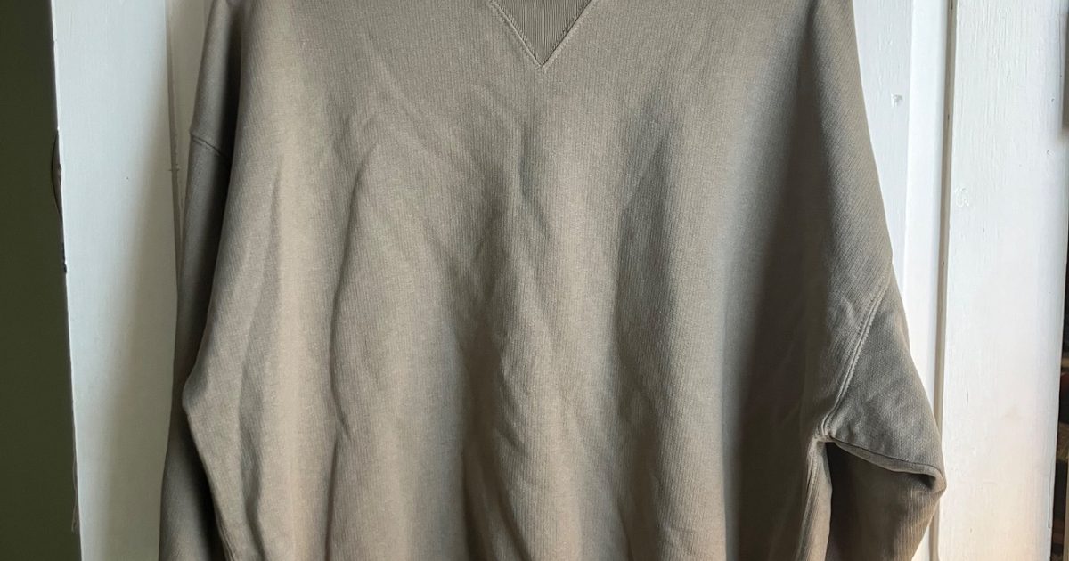 Buck Mason Vintage Interloop Oversized Crew (L) |… | Noihsaf Bazaar